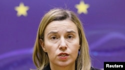 Avropa İttifaqının xarici işlər komissarı Federica Mogherini. 