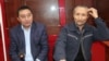 Kazakhstan, Almaty region. Yerkin Kaziev (right) and his lawyer Galym Nurpeisov. October 15, 2019