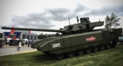 Танк T-14 "Армата" выставлен в Кубинке во время международного военно-технического форума, 21 августа 2018