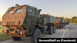 Реактивные системы залпового огня HIMARS. Запорожское направление. Фото Генштаба ВСУ, обнародованное 4 июля 2022 года