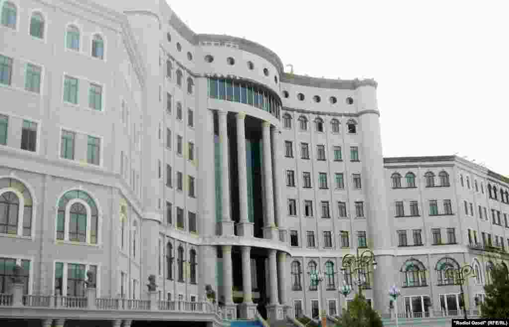 Tajikistan -- The new building of National Library of Tajikistan, Dushanbe, 20Mar2012