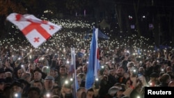 Митинг протеста в Тбилиси