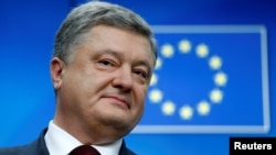 Президент Украины Петр Порошенко на саммите Украина – ЕС. Ноябрь 2016 года